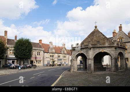 Somerton, einer kleinen Stadt in Somerset, England UK das Quadrat Stockfoto