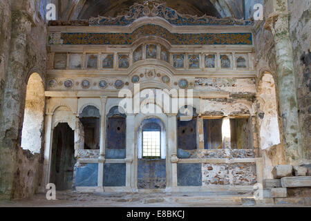 Unterkirche Kayakoy Fethiye Stockfoto