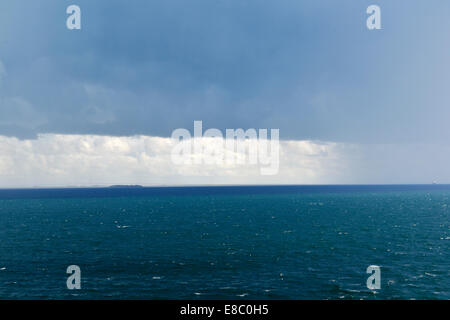 Ostsee Unwetterfront, Blick vom Copenhagen Fähre in Oslo, Norwegen-140818 62379 Stockfoto