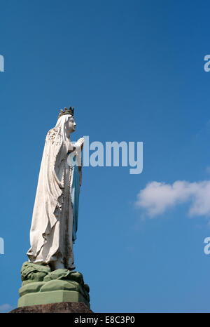 Statue von Maddona, Les Arques, Frankreich Stockfoto