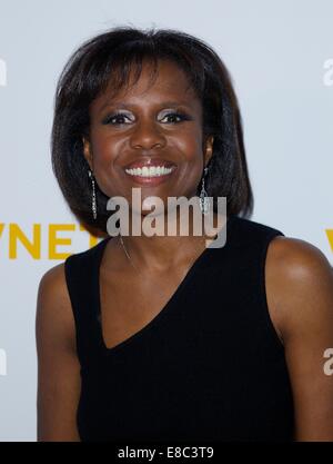 WNET jährliche Gala feiert Menschen und Partnerschaften, mit denen die Station gedeihen bei Cipriani 42nd Street, New York City mit: Deborah Roberts wo: New York City, New York, USA bei: 1. April 2014 Stockfoto