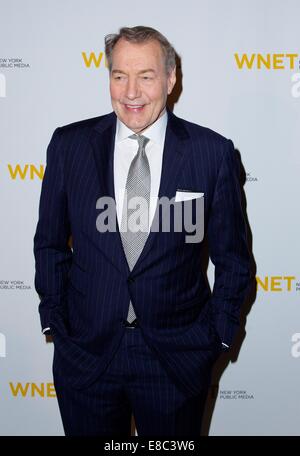 WNET jährliche Gala feiert Menschen und Partnerschaften, mit denen die Station gedeihen bei Cipriani 42nd Street, New York City mit: Charlie Rose Where: New York City, New York, USA bei: 1. April 2014 Stockfoto