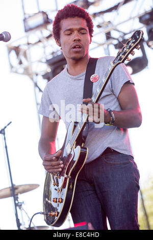 Austin, Texas, USA. 4. Oktober 2014. Musiker BENJAMIN BOOKER tritt beim Austin City Limits Music Festival in Austin, Texas Credit: Daniel DeSlover/ZUMA Draht/Alamy Live News Stockfoto