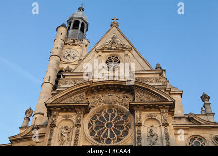 Kirche Saint-Étienne-du-Mont, Paris, Frankreich. Stockfoto