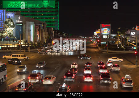 Verkehr in Las Vegas Stockfoto