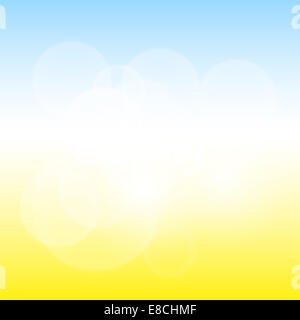 Abstrakte sonnigen Unschärfe Bokeh Hintergrund Stockfoto