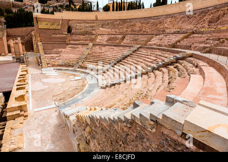 Cartagena römische Amphitheater in Murcia in Spanien Stockfoto