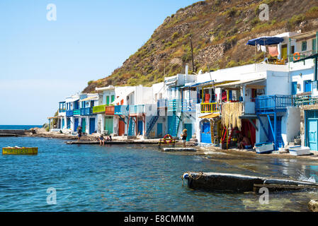 bunte Klima auf Milos in Griechenland Stockfoto