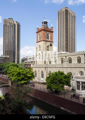 St Giles ohne Predigten Kirche am Barbican London Stockfoto
