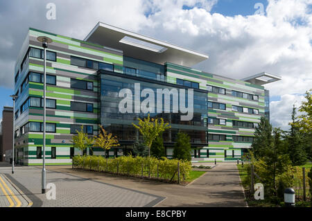 Ronald McDonald House, Central Manchester University Hospitals Komplex aus Oxford Straße, Manchester, England, UK. Stockfoto