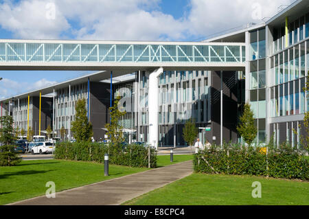 Central Manchester University Hospitals Komplex aus Oxford Straße, Manchester, England, UK Stockfoto