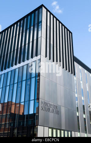 Manchester School of Art Gebäude (gebauten 2013), Manchester Metropolitan University, Manchester, England, UK. Stockfoto