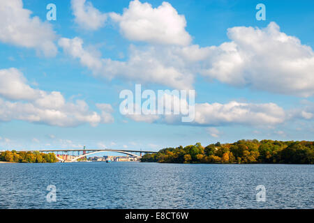 Die westliche Brücke in Stockholm, Schweden Stockfoto