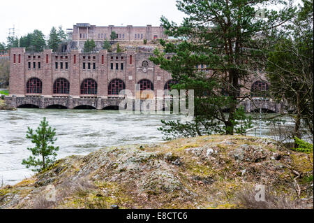 Schweden, Trollhättan. Wasserkraftwerk ist. Stockfoto