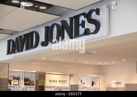Eingang zum Kaufhaus David Jones in einem Sydney Mall Einkaufszentrum new South Wales wales Australien Stockfoto