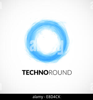 Geschäft abstrakte Kreissymbol, corporate Media Technologie Stile Stockfoto