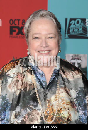 Los Angeles, Kalifornien, USA. 5. Oktober 2014. Kathy Bates Teilnahme an der Los Angeles Premiere Screening Of FX '' American Horror Story: Freak-Show'' statt im TCL Chinese Theatre in Hollywood, Kalifornien am 5. Oktober 2014. 2014-Credit: D. Long/Globe Fotos/ZUMA Draht/Alamy Live-Nachrichten Stockfoto