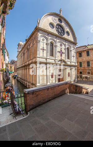 Kirche von Santa Maria dei Miracoli, Venedig, Italien Stockfoto