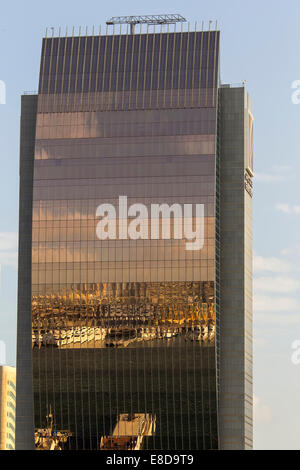 Sitz der National Bank of Dubai, NBD, Dubai Creek, Deira, Dubai, Vereinigte Arabische Emirate Stockfoto