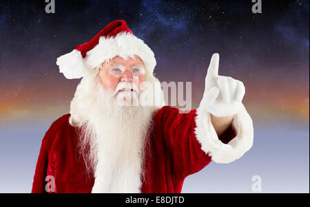 Zusammengesetztes Bild zeigen, Santa claus Stockfoto