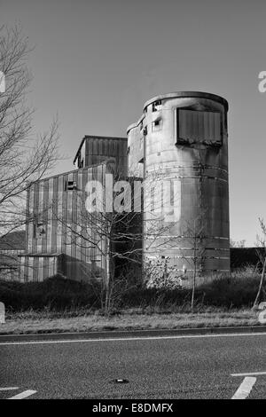 Die alten Betonwerk Shoreham Stockfoto