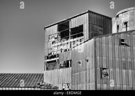 Die alten Betonwerk Shoreham Stockfoto