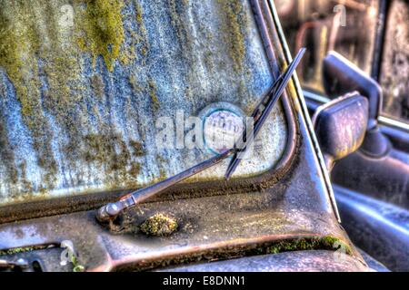 Verfallene London Taxis Stockfoto