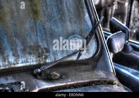 Verfallene London Taxis Stockfoto