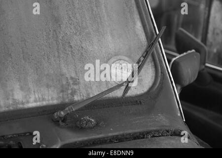 Verfallene London Taxis Stockfoto