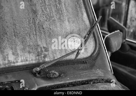 Verfallene London Taxis Stockfoto