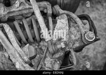 Verfallene London Taxis Stockfoto