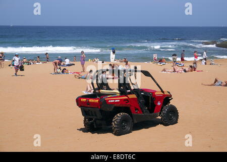 Frühlingstag auf Sydneys Bilgola Beach, Sydney, Australien Stockfoto