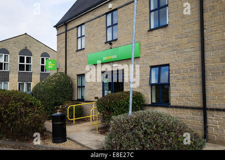 10.01.2014 Witney Job Centre Plus. Verdächtiges Paket Geschichte. Stockfoto