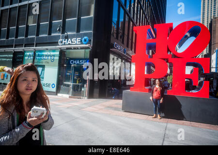 JPMorgan Chase Bank in Midtown in New York Stockfoto