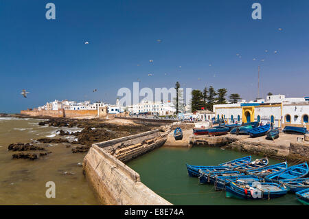 Horizontale Ansicht in Essaouira. Stockfoto