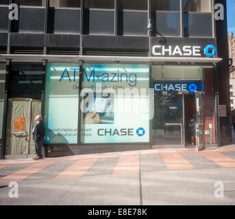 JPMorgan Chase Bank in Midtown in New York Stockfoto