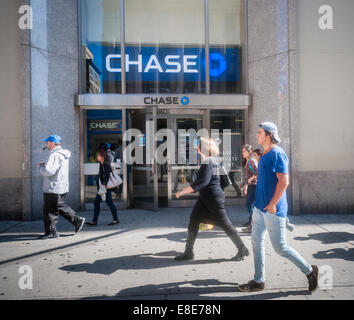 JPMorgan Chase Bank in Midtown in New York Stockfoto