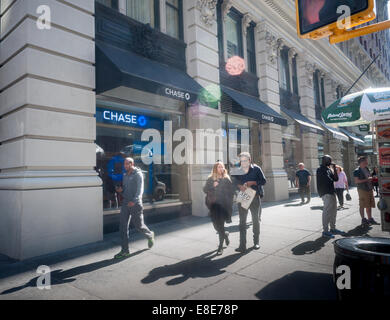 JPMorgan Chase Bank in Midtown in New York Stockfoto