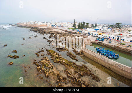 Horizontale Ansicht in Essaouira. Stockfoto