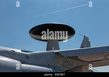 Schönefeld, Deutschland, Radom eine NATO AWACS Boeing auf der ILA 2014 Stockfoto