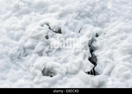 Drainierende Schaum Stockfoto