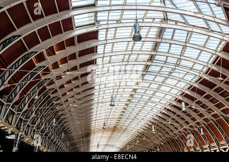 Railway Station Dach Stockfoto