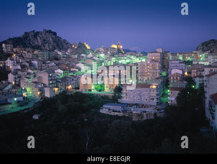 Sizilien, Sicilia, ist die größte Insel im Mittelmeer und hat eine sehr ausgeprägte Landschaft & Kultur Stockfoto