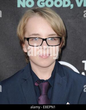 Los Angeles, CA, USA. 6. Oktober 2014. Ed Oxenbould im Ankunftsbereich für ALEXANDER und der schreckliche, HORRIBLE, NO GOOD, sehr schlechten Tag Premiere, El Capitan Theatre, Los Angeles, CA 6. Oktober 2014. Bildnachweis: Dee Cercone/Everett Collection/Alamy Live-Nachrichten Stockfoto