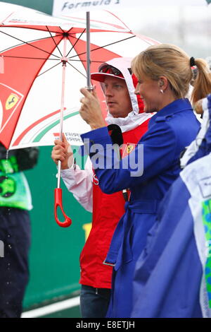 Kimi Räikkönen, (RÄIKKÖNEN), FIN, Ferrari, Team Scuderia Ferrari SUZUKA, JAPAN, 05.10.2014, Formel 1 F1-Rennen, Grosser Preis, GP du Japon, Motorsport, Grand Prix von JAPAN, Foto: Sho TAMURA/AFLO SPORT Deutschland heraus Stockfoto