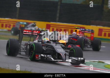 Esteban Gutiérrez (GUTIERREZ), MEX, Team Sauber F1 Sauber C33, Ferrari 059/3, SUZUKA, JAPAN, 05.10.2014, Formel 1 F1-Rennen, Grosser Preis, GP du Japon, Motorsport, Grand Prix von JAPAN, Foto: Sho TAMURA/AFLO SPORT Deutschland heraus Stockfoto