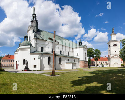 Stiftsbasilika in Pułtusk von 1449, Masowien, Polen Stockfoto