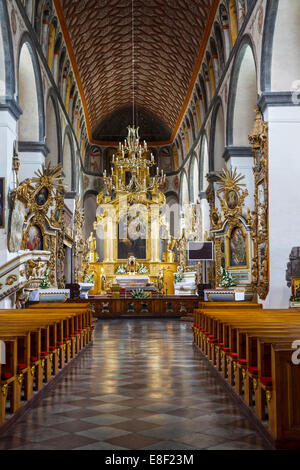 Stiftsbasilika in Pułtusk von 1449, Masowien, Polen Stockfoto