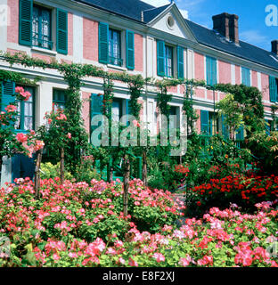 Monets Haus, Giverny, Normandie, Frankreich. Stockfoto