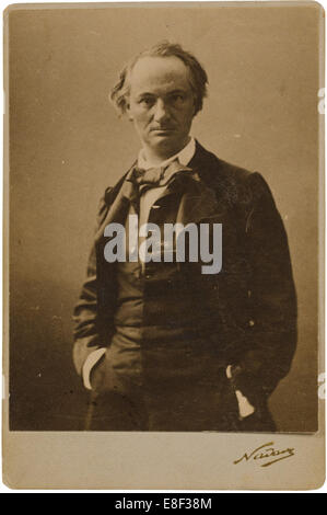 Charles Baudelaire (1821-1867) Künstler: Nadar, Félix (1820-1910) Stockfoto